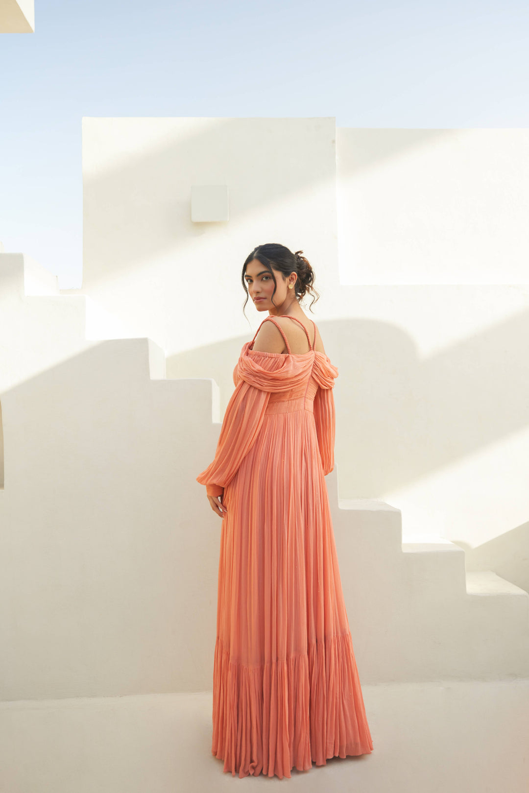 Sunkissed Mango Maxi Dress