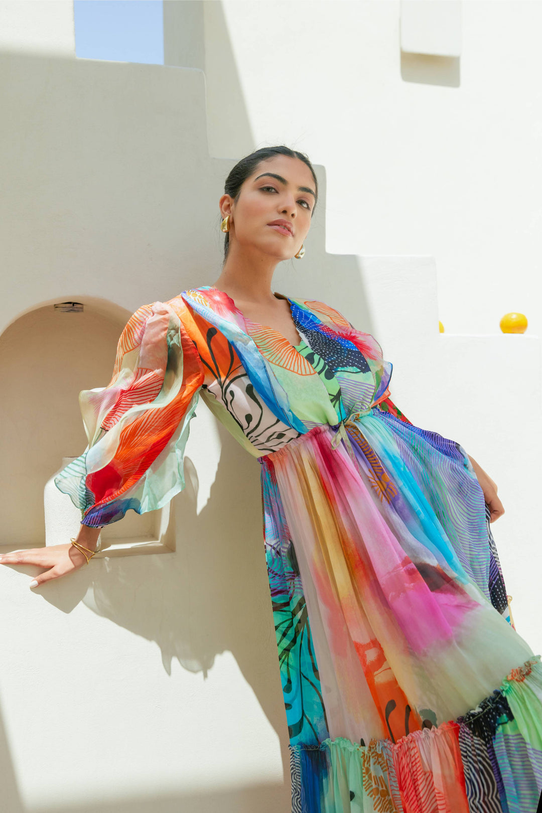 Tropical Dreamscape maxi dress